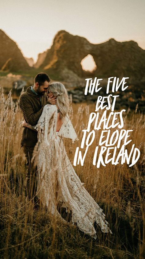 The best places to elope in Ireland. #elopement #elope #elopementphotographer #ireland #couplegoals #coupletattoos #coupleshoot #wedding #adventuretravel #irish #irishwedding Elopement In Ireland, Ireland Wedding Elopement, Weddings In Ireland, Ireland Elopement Photography, European Elopement, Dream Elopement, Beautiful Elopement, Ireland Elopement, Wedding Ireland