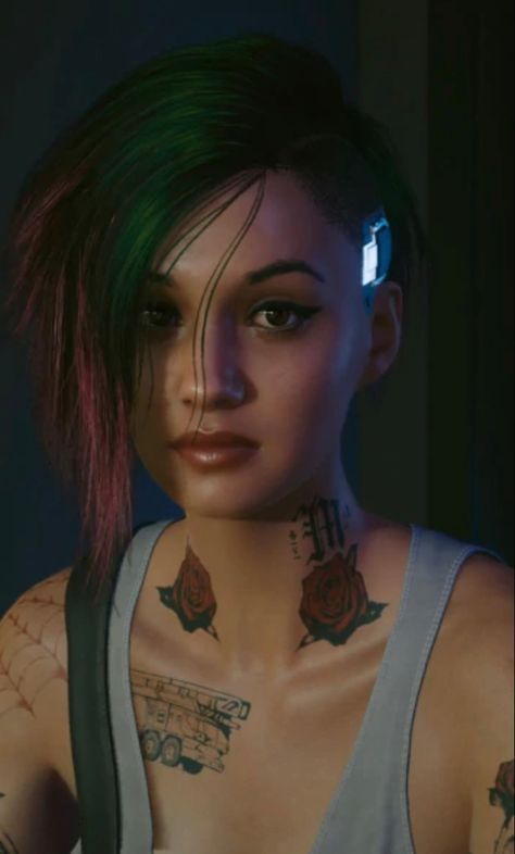 Judy Cyberpunk, Cyberpunk 2077 Judy, Cyberpunk Women, Ariana Grande Red Hair, Judy Alvarez, Shadowrun Rpg, Own Apartment, Marriage Material, Metal Gear Rising