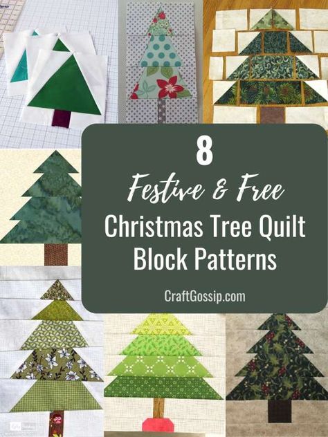 12 Inch Tree Quilt Block, Tree Patterns For Quilts, Christmas Tree Blocks Quilt Patterns, Christmas Tree Quilt Pattern Free, Tree Quilt Pattern Free Printable, Half Square Triangle Christmas Tree, Christmas Tree Log Cabin Quilt, Christmas Tree Quilt Block Patterns Free, Quilt Christmas Trees