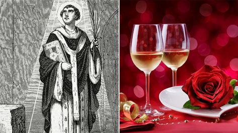 On this day in history, Feb. 14, 270 AD, Saint Valentine beaten, beheaded for defying emperor's marriage ban Roman Calendar, Single Red Rose, St Valentine, Christian World, Valentines Day Dinner, Valentine Day Special, Saint Valentine, Historical Characters, Valentine Fun