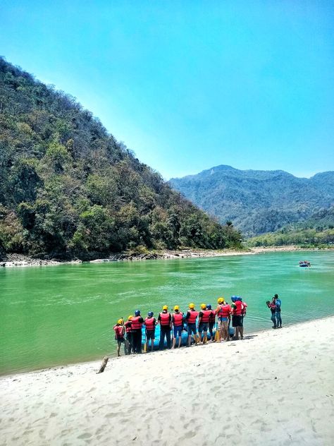 River rafting in the Ganga rapids-Shivpuri, Rishikesh River Rafting, Rishikesh, Most Beautiful Places, Rafting, Golf Courses, Dolores Park, Beautiful Places, Most Beautiful, Travel