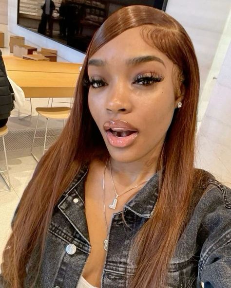 Dyed Hair Inspiration, Hair Help, Hair Crush, Lace Hair, Baddie Hairstyles, Different Hairstyles, Light Skin, Weave Hairstyles, Black Women Hairstyles