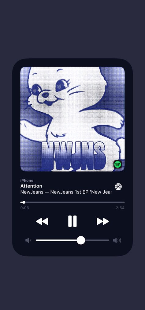 newjeans attention album cover Iphone Cookies, Spotify Screenshot, Calming Songs, Music Cookies, Iphone Music, Music Recommendations, Iphone Homescreen Wallpaper, Mini Scrapbook, Pop Songs