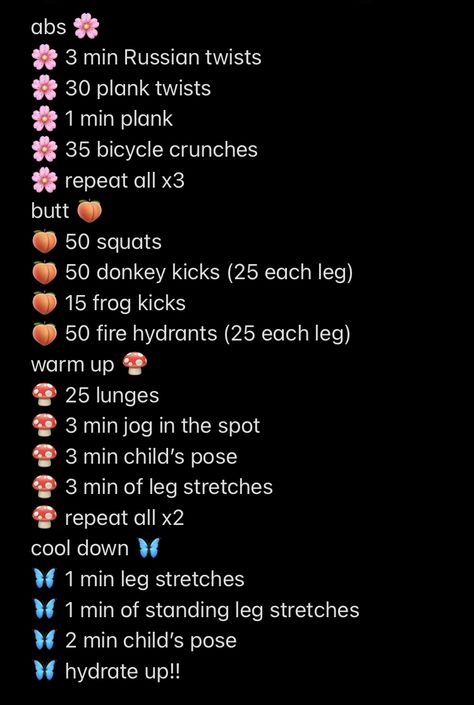 Leg Warm Up, Bicycle Crunches, Donkey Kicks, Self Care Bullet Journal, Russian Twist, County Jail, Girl Things, Stomach Workout, Quick Workout