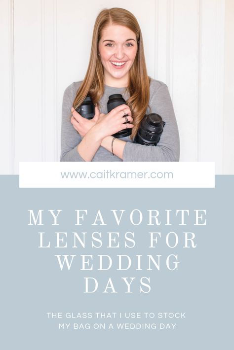 From details to the ceremony to the very end of the night, these are my absolute favorite wedding day lenses! Wedding Photography Lenses, Its My Birthday Month, Happy March, Fly On The Wall, Photography Lenses, In My Bag, Prime Lens, My Bag, Photojournalism