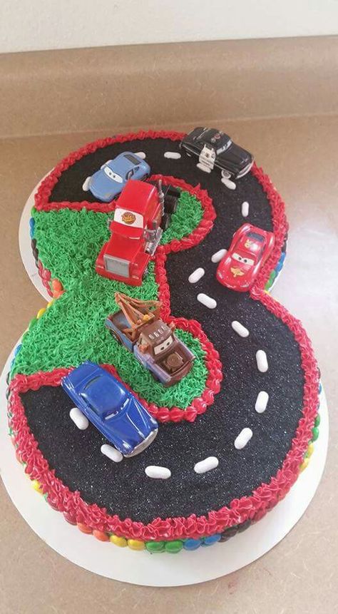 Lighting Mcqueen Cake, Lightning Mcqueen Birthday Cake, Disney Cars Cake, Lightning Mcqueen Cake, Mcqueen Cake, Cars Birthday Cake, Movie Cakes, Chocolate Birthday Cake, Disney Cars Birthday