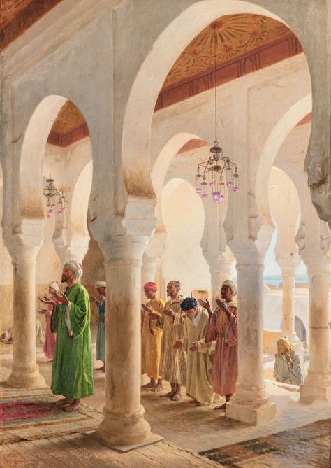 Tangier Morocco, Mosque Architecture, Islamic Culture, Islamic Paintings, Hur Man Målar, Italian Painters, Historical Documents, Islamic Design, Tangier