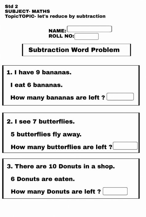 Subtraction Word Problems Grade 1, Worksheet Grade 1, Easy Math Worksheets, English Poems For Kids, Mental Maths Worksheets, Addition Words, Fun Worksheets For Kids, Cvc Words Kindergarten, Critical Thinking Activities