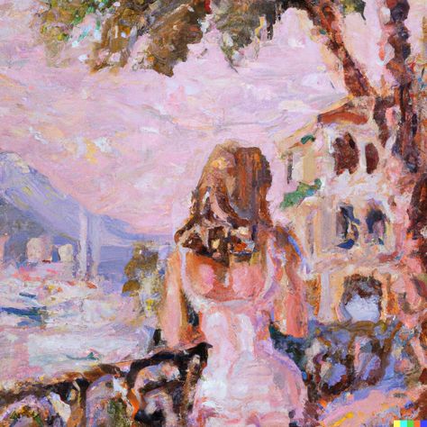 AI Painting of a girl watching the sunset in Monaco Monaco Painting, Aesthetic Scenery, Watching The Sunset, Girls Watches, Art Aesthetic, The Sunset, Dream Home Design, Monaco, A Girl