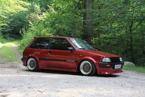 Rad Racer — radracerblog: 1987 Toyota Starlet EP70 Starlet Ep71, Car Cakes, Rad Racer, Toyota Starlet, Corolla Hatchback, Perfect Things, Cars Usa, Rally Cars, Turbo S