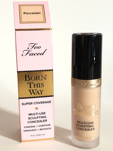 Two Face Concealer, Too Face Concelear, Too Faced Born This Way Concealer, Too Faced Born This Way, Concelear Makeup Best, Two Faced Concealer, Two Faced Makeup, Applying Concealer, Born This Way Concealer