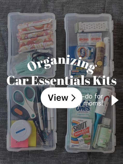 Car Living Organization, Sports Mom Car Organization, Dollar Tree Car Organization, Car Bag Essentials, Car Kit Essentials, Car Essentials For Women, Car Organisation, Trip Organization, Blue Bronco