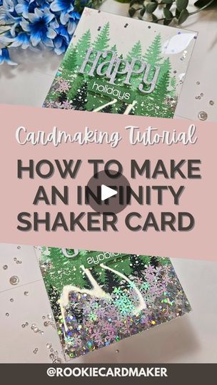 1K views · 2.1K reactions | Infinity shaker cards (also called edge to edge shaker cards) are my favourite type of shaker cards to create! 

I always save my cardstock packaging so I can use it to create these shaker cards! 

I hope you enjoyed this tutorial! Let me know if you have any questions down in the comments. 

#handmadecards #cardmaking #whimsystamps #cardmakingtutorial #shakercard #infinityshakercard #edgetoedgeshakercard #shakercardtutorial #papercrafts #papercraftingideas | Alexandra: 🇨🇦 cardmaker | Ophelia Wilde · slow living (a quiet life) Shaker Cards Ideas, Shaker Cards Tutorial, Christmas Greeting Cards Handmade, A Quiet Life, Handcrafted Cards, Homemade Birthday Cards, Card Making Videos, Scrapbook Stuff, Christmas Card Art