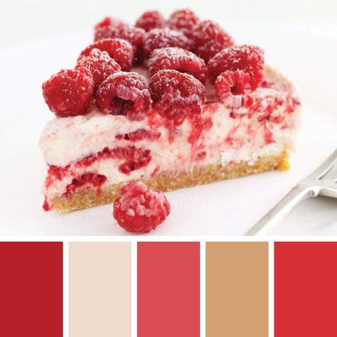 Raspberry Color Palette, Biscuit Crust, Coconut Biscuits, Colour Pallets, Food Inspired, Color Pallete, Raspberry Color, Digital Planning, Nail Art Inspiration