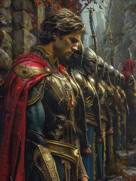 Krypton Myth Art, Romantic Kiss Gif, Supernatural Powers, Warrior King, Age Of Empires, Knight Art, Roman Art, Adventure Story, Fantasy Warrior