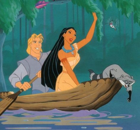 Pocahontas. One of my favorite Disney movies. John Rolfe Disney, Felt Disney, Meeko Pocahontas, Disney Amor, Pocahontas And John Smith, Disney Princess Pocahontas, Pocahontas Disney, Princess Pocahontas, Animiertes Gif