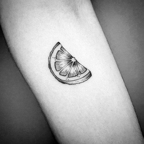 40 Lime Tattoo Ideas For Men - Citrus Fruit Designs Lemon Tree Tattoo, Lemon Tattoo, Tree Tattoo Meaning, Family First Tattoo, Fruit Tattoo, Tattoo Bracelet, E Tattoo, Tattoo Meaning, Free Tattoo