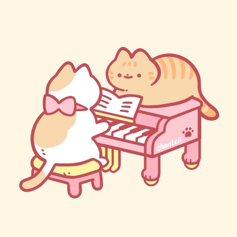 Cute Drawings Doodles, Kawaii Cat Drawing, Arte Do Kawaii, Kawaii Illustration, Cute Kawaii Drawings, Kawaii Doodles, Cute Little Drawings, Kawaii Wallpaper, Cute Chibi