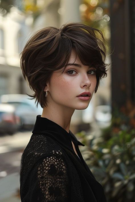 Find 12 shag haircuts suitable for every hair length and texture in 2024, showcasing versatile cuts that promise a customizable and trendy look. Growing Out Bangs, Shaggy Hair, Shag Haircuts, Hair Inspiration Short, Style Goals, Hair With Bangs, Shag Haircut, Short Wavy, Pixie Haircuts