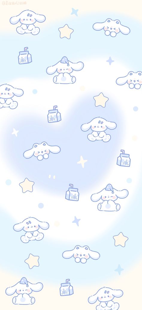 Cinnamon Roll Hello Kitty Aesthetic, Cinnamon Roll Sanrio Background, Aesthetic Cinnamon Roll Sanrio Wallpaper, Cinamaroll Wallpaper Aesthetic, Iphone Wallpaper Kawaii Blue, Cinnamoroll Milk Wallpaper, Cute Aesthetic Cinnamoroll, Cinomroll Wallpaper, Cinimaroll Wallpaper Aesthetic