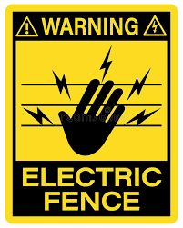 Warning, Electric Fence. Caution and Safety Sign Stock Vector - Illustration of human, information: 247760991 Safety Signs And Symbols, Fence Signs, Text Illustration, Hazard Sign, Car Game, Civil Defense, Tree House Designs, Vinyl Sticker Design, Electric Fence