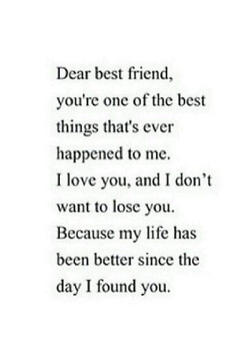 Letter To Best Friend, Love You Bestie, Dont Want To Lose You, Dear Best Friend, Love My Best Friend, Guy Best Friend, Forever Quotes, Besties Quotes, Quotes About New Year