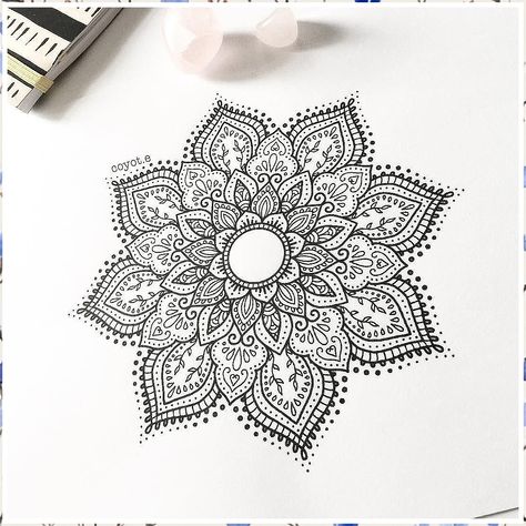 Get inspired by nature's beauty with a stunning camping tattoo design. Mandala Arm Tattoo, Dotwork Tattoo Mandala, Tattoo Designer, Tattoo Zeichnungen, Disney Tattoo, Mandala Tattoo Design, Mandalas Design, Sunflower Tattoo, Mandala Design Art