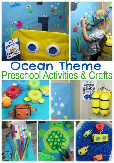 Sea Preschool Activities, Under The Sea Preschool Activities, Ocean Theme Preschool Activities, Under The Sea Preschool, Rainbow Fish Crafts, Preschool Farm, Ocean Theme Preschool, Dramatic Play Center, Farm Theme Preschool