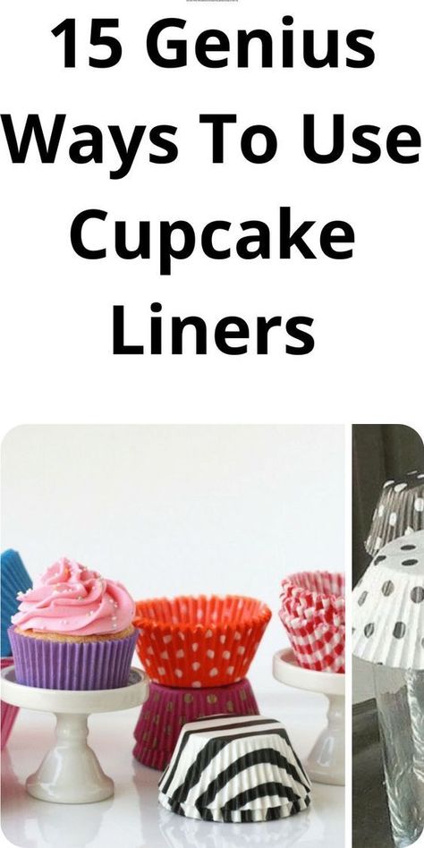 Cupcake Liner Appetizer, Cheesecake In Cupcake Liners, Panty Liner Hacks, Crafts Organization, Cupcake Liner Crafts, Individual Appetizers, Silicone Cupcake Liners, Candy Board, Small Cupcakes