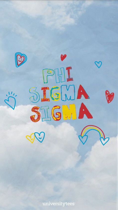 Phi Sigma Sigma Graphic, Greek Week Banner, Iphone Wallpaper Colorful, Sigma Wallpaper, Sorority Wallpaper, Sisterhood Events, Pr Ideas, Vision Board Pics, Greek Week