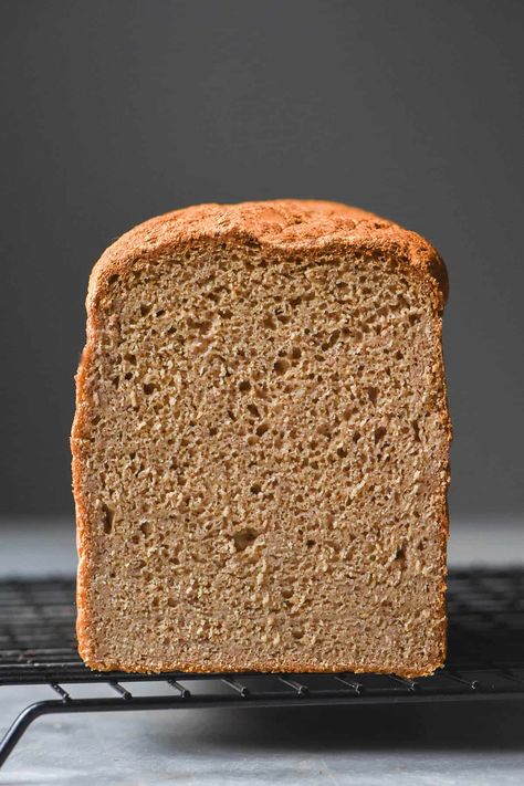 Teff bread (gluten free) - George Eats Teff Bread, Gluten Free Buckwheat Bread, Buckwheat Bread, Yeast Free Breads, Teff Flour, Bread Gluten Free, Gluten Free Yeast Free, Protein Bread, Gluten Free Recipes Bread