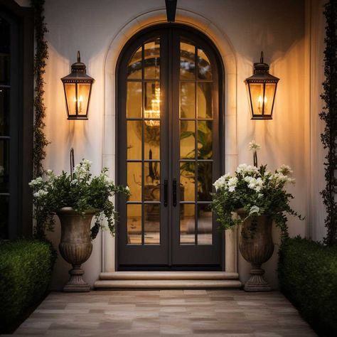 9+ Small Exterior Entryway Ideas for a Memorable Entrance • 333+ Images • [ArtFacade] Front Entryway Exterior, Arched Doorway Exterior, Small House Entrance, French Doors Exterior Entrance, Double Doors Exterior Entrance, Front Door Entryway Ideas Exterior, Exterior Entryway Ideas, Exterior Entryway, Arched Front Door