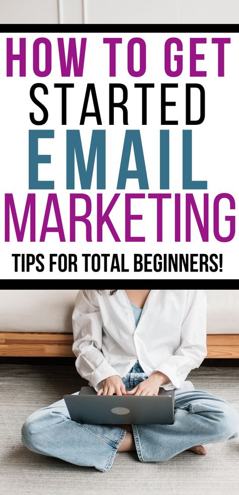 How to start an email list from scratch! Step by step tips to get started email marketing Building Email List, How To Create An Email Newsletter, Campaign Template, Marketing Content Ideas, Blogging Income, Product Owner, Address List, Marketing Inspiration, Email Examples