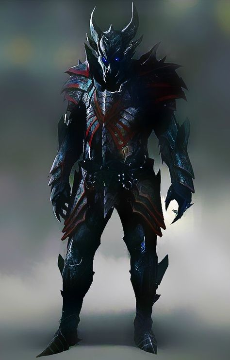 Daedric Armor Concept Bone Armor, Witcher Monsters, Daedric Armor, Skyrim Art, Armor Drawing, Dragon Armor, Elder Scrolls Art, Monster Artwork, Warrior Art