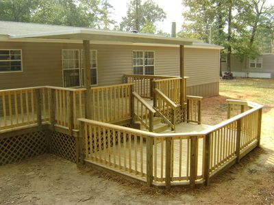 Small Mobile Home Remodel, Mobile Home Porches, Mobile Home Deck, Small Mobile Homes, Mobile Home Kitchens, Mobile Home Repair, Mobile Home Makeovers, Mobile Home Renovations, Porch Design Ideas