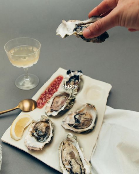 My Top 🎱 What’s on your dopamine menu? #nature #movement #food #travel #fashion #homedecor #summer #dopaminemenu Ceramic Oyster, Rustic Tableware, Wood Trivets, Fresh Oysters, Reusable Paper Towels, Dream Apartment Decor, Oyster Plates, Oyster Shells, Hand Molding