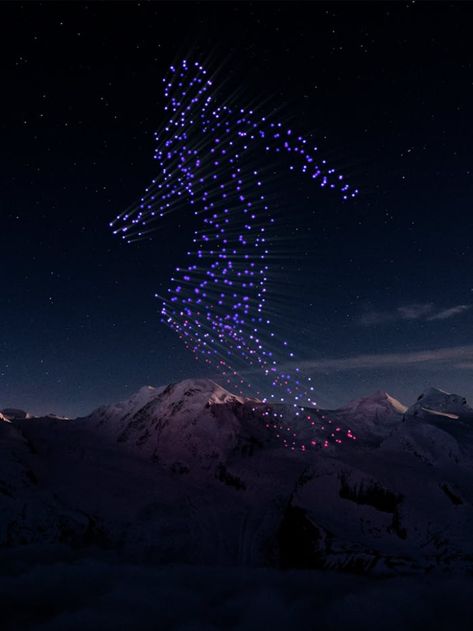 The record-breaking drone show at the 2018 Winter Olympics opening ceremony Light Graffiti, Drone Show, Corporate Event Design, Festival Aesthetic, Light Em Up, News Broadcast, Olympics Opening Ceremony, Unmanned Aerial Vehicle, World Record