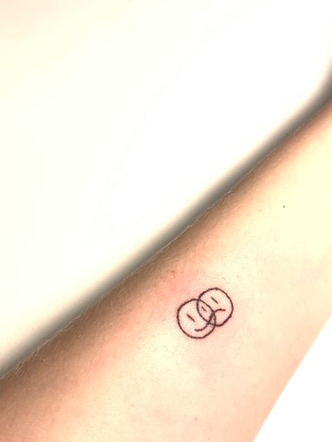 Tattoo For Bpd People, Bi Polar Tattoos, Tattoos Ideas Bpd, Plan Tattoo, Smile Tattoo, Health Tattoo, Alternate Reality, Aesthetic Tattoo, Line Tattoos