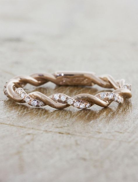 Rope Wedding Band, Twisted Wedding Band, Ken And Dana Designs, Twist Wedding Band, Romantic Rings, Arrow Ring, Engagement Ring Shapes, Sweet Summertime, Plain Bands