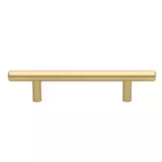 GlideRite 5 in. Center-to-Center Satin Gold Solid Handle Bar Cabinet Drawer Pulls (10-Pack) 5002-... | The Home Depot Laundry Room Renovation, Cabinet Drawer Pulls, Brick Flooring, Bathroom Remodel Designs, Room Renovation, Cabinet And Drawer Pulls, Cabinet Drawer, Bar Cabinet, Drawer Pulls