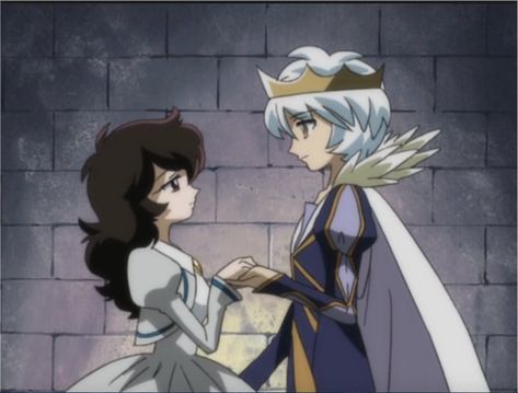 Rue and Prince Mytho in their happy ending from Princess Tutu Princess Tutu Anime, Japanese Animated Movies, Mahō Shōjo, Princess Tutu, Handsome Prince, The Raven, Anime Princess, Fantasy Art Landscapes, Funky Art