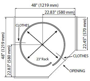 Rev-A-Shelf Spiral Clothes Rack in Chrome Finish | KitchenSource.com Spiral Clothes, Clothes Rack Closet, Corner Closet, Corner Wardrobe, Dressing Room Closet, Closet Rack, Closet Design Layout, No Closet Solutions, Pallet Projects Furniture