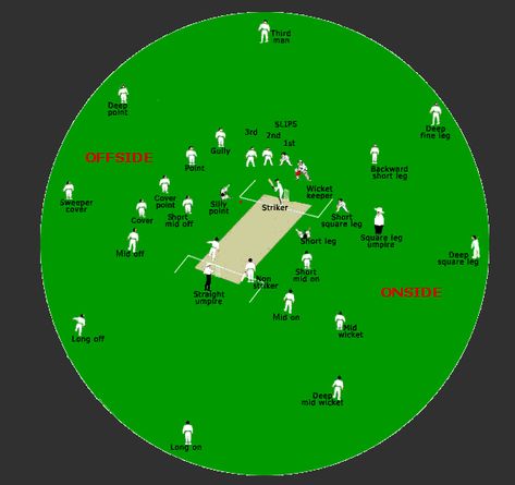 Fielding is considered one of the most important parts of cricket. As a result, it is equally important for a captain to keep his players in the correct fielding position on the field. Cricket Field, Cricket Coaching, Cricket Tips, Interesting Facts About World, Cricket Club, Poker Table, The Field, Different Types, Fun Facts