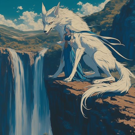 --Encounter-- To see yourself in this concept feel free to message me for more info 😁 #fy #fyp #bflyzone #concept #conceptart #fantasy #darkfantasy #90s #90saesthetic 1980s Fantasy Art, Fantasy Animals Art, Wolf Concept Art, Wolf Concept, Art Wolf, Fantasy Wolf, Japanese Artwork, Anime Cover Photo, Cyberpunk Character