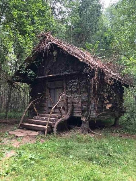 Small Cabin In Woods, Wooden Shack, Witch Hut, Supraviețuire Camping, Tiny House Company, Wooden Hut, Forest Cabin, Wooden Cabins, Cottage In The Woods