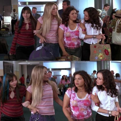 Carmen, Tabitha, Bridget & Lena’s outfits in The Sisterhood of the Traveling Pants. Which outfit’s your favourite? And what’s your opinion their outfits? • The Sisterhood of the Traveling Pants PG ‧ 2005 ‧ 1h 59m • #movie #movies #quote #quotes #thesisterhoodofthetravelingpants #americaferrera #blakelively #alexisbledel #ambertamblyn #2000s #00s #sisterhoodofthetravelingpants 👖Also which character’s outfits do you like best?👖 Sisterhood Of The Traveling Pants Outfits, The Sisterhood Of The Traveling Pants, Lena Kaligaris, Cinematic Masterpieces, Sisterhood Of The Traveling Pants, 2000s Shows, Movie Outfits, Fav Movie, The Sisterhood