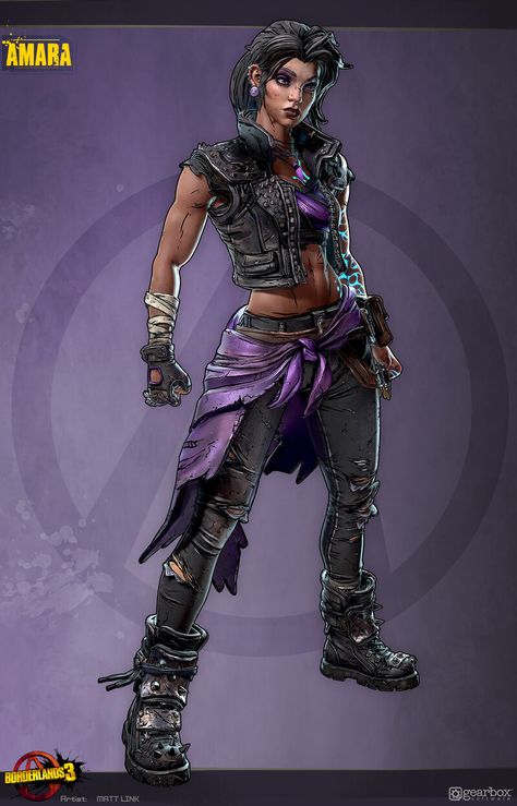 ArtStation - Borderlands 3: Amara, Matt Link Siren Character, Borderlands Cosplay, Borderlands 1, Borderlands Series, Borderlands Art, Borderlands 3, Fallout New Vegas, Cyberpunk Character, Concept Art Character