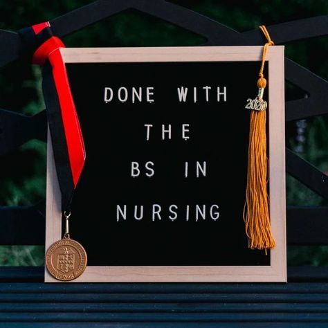 Nursing Grad Quotes, Nursing School Acceptance Announcement, Nursing Graduation Quotes, Nursing Senior Pictures, Done With The Bs, Bsn Graduation Pictures, Nursing Graduation Party Ideas, Nursing Photoshoot, Nurse Graduation Cap Designs