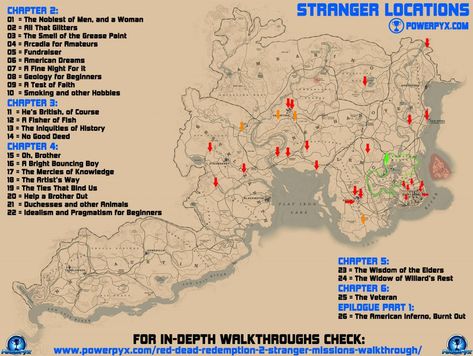 Red Dead Redemption 2 All Stranger Locations Map Rdr2 100% Completion Map, Rdr2 Map, School Age Activities, The Artist's Way, Red Redemption 2, Concept Map, Rdr 2, Ties That Bind, Velvet Wallpaper