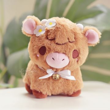 Highland Cow Plush, Cow Plush, Cute Store, Cute Squishies, Fluffy Coat, Kawaii Plush, Kawaii Plushies, Cute Stuffed Animals, Cute Toys